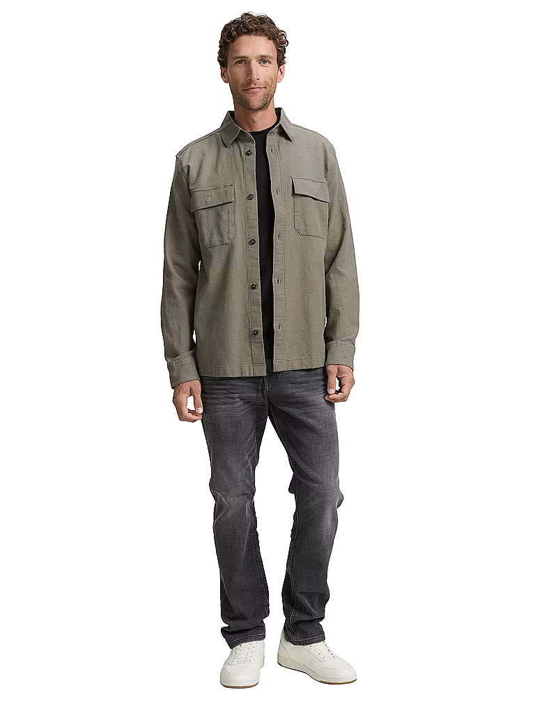Tom Tailor Overshirt Olive Homme Taille L 2